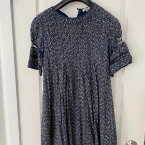 Wilfred Sonore Dress - Navy Pattern